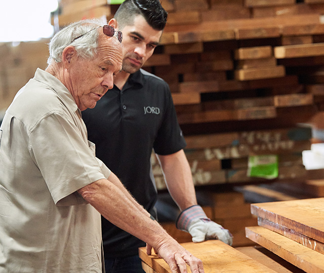 wood processing selection tile