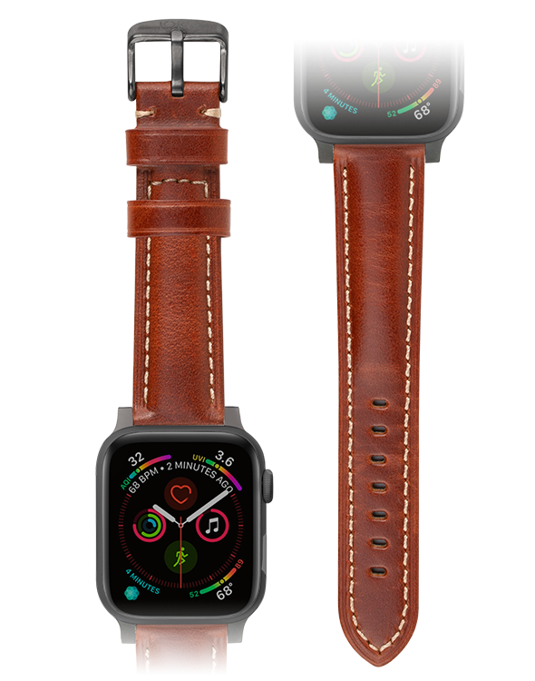 Apple Watch Band Wood Leather Bands All Series JORD