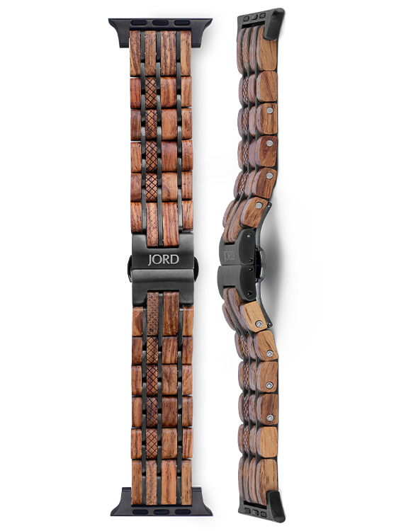 Kosso and titanium apple watch band