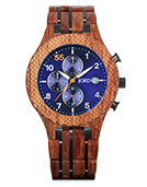 Conway - Kosso & Midnight Blue Wood Watch by JORD