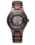 Dover II - Walnut & Gunmetal Wood Watch by JORD