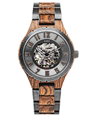 Dover II - Bocote & Vintage Gunmetal Wood Watch by JORD