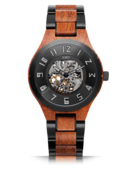 Dover II - Burmese Padauk & Black Steel