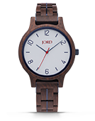 Frankie II - Leadwood & White Wood Watch by JORD