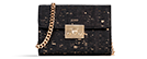 Haifa - Textured Black & Gold Small Crossbody