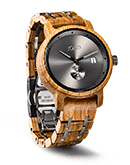 Hyde - Kosso & Gray Wood Watch by JORD
