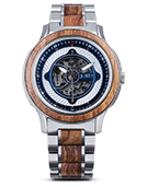 Stearman - Marblewood & Stainless Wood Watch by JORD