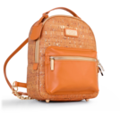 Binca - Natural & Gold Zipper Backpack 1