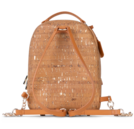 Binca - Natural & Gold Zipper Backpack 3