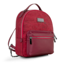 Binca - Eros Red & Gunmetal Zipper Backpack 1