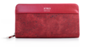 Eila - Eros Red & Silver Zippered Wallet 2