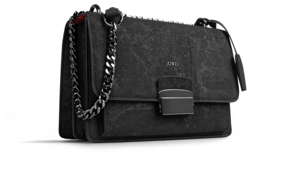Emilie - Shadow Black & Gunmetal Medium Crossbody 1