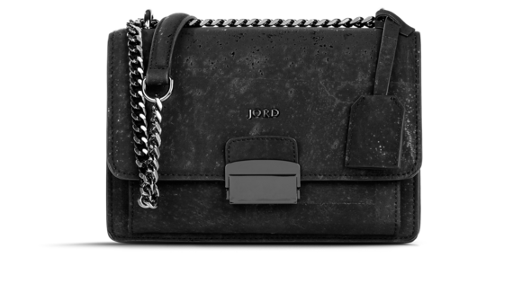 Emilie - Shadow Black & Gunmetal Medium Crossbody 2