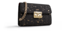 Haifa - Textured Black & Gold Small Crossbody 1