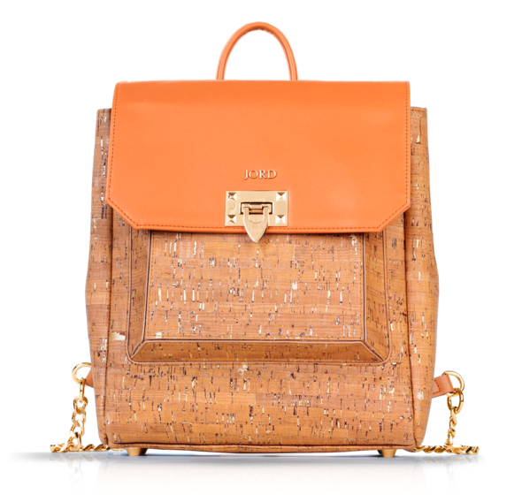 Maiken - Marmalade & Gold Envelope Backpack 2