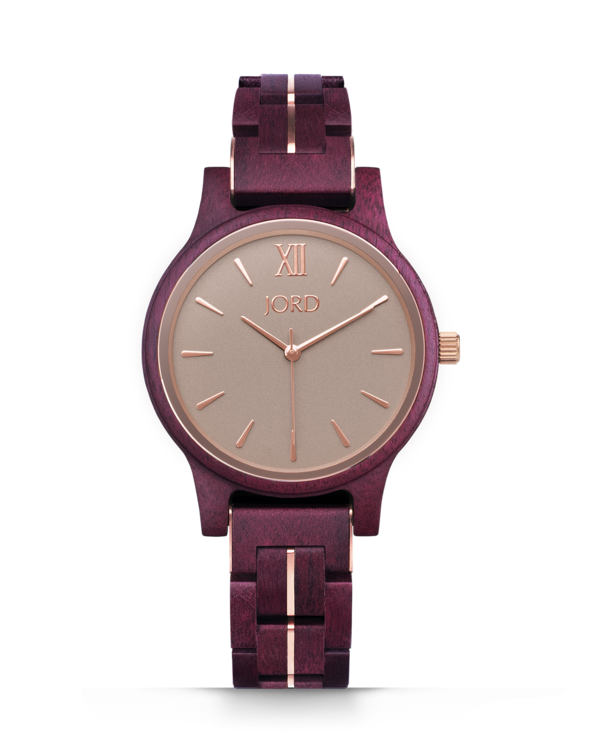 Purple heart 2025 wood watch