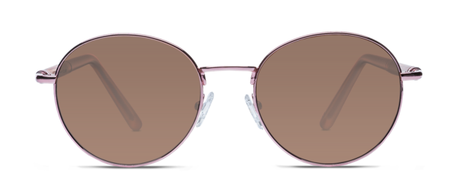 Louie Ebony & Vintage Bronze Round Wood Sunglasses